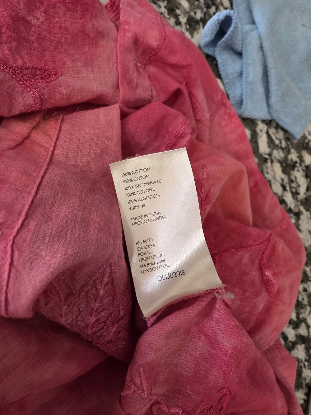 Pilcro Pink Tie-Dye Button-Down Shirt - Picture 7 of 8